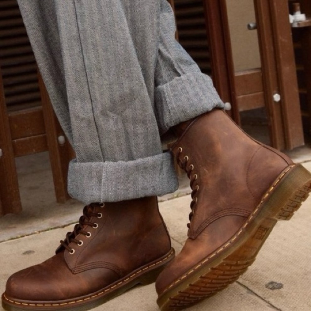Dr. Martens 8 eye 460 boot Lace Up Air ware Boot size 12 - Picture 7 of 7